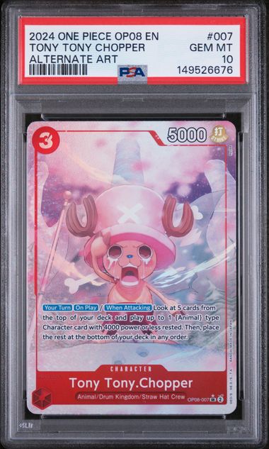 PSA 10 Tony Tony Chopper