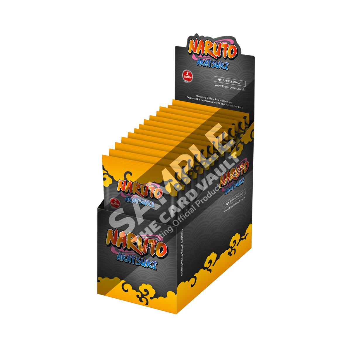 Naruto Mythos TCG - Set 03 - Akatsuki - Booster Box (24X Packs) (1St Edition)