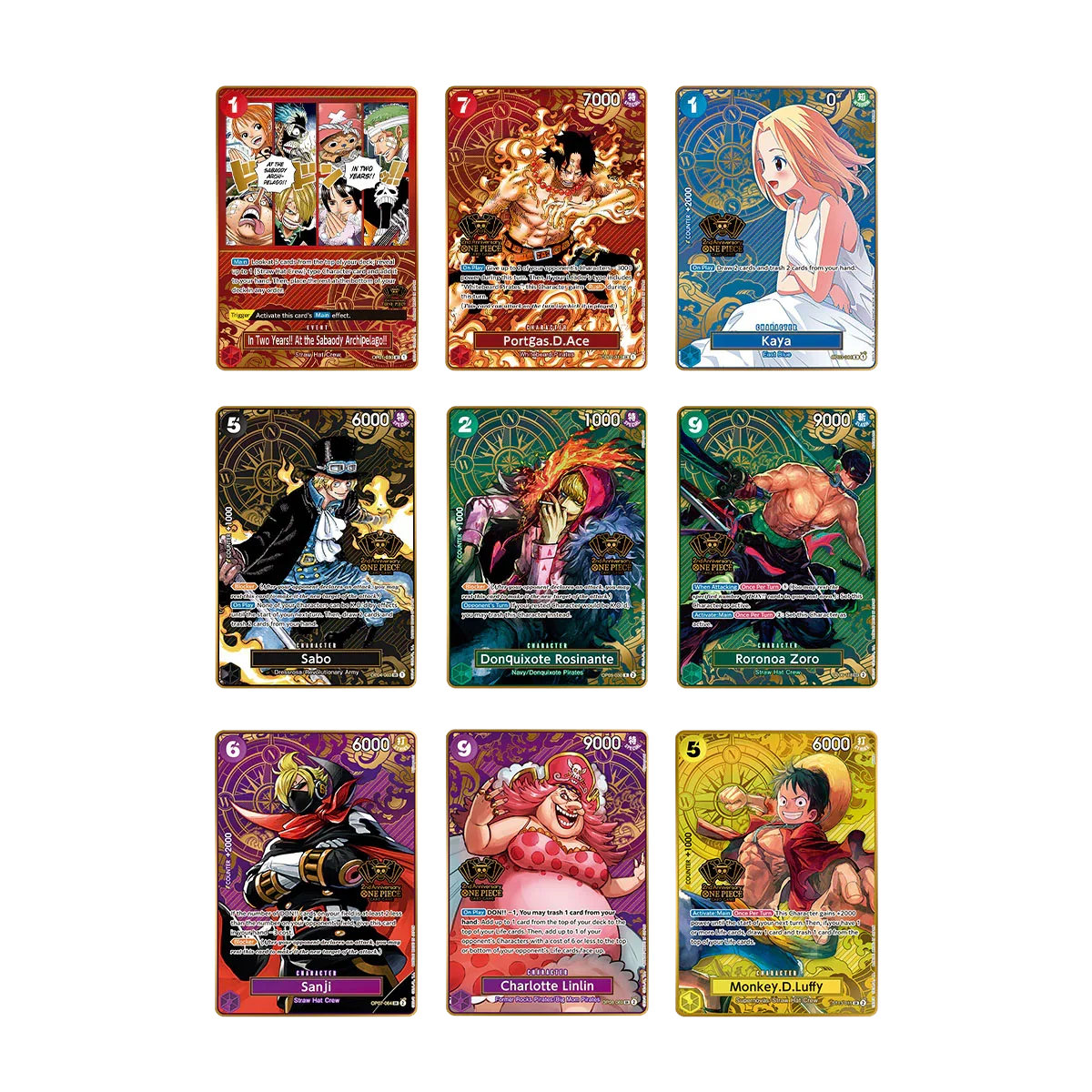 One Piece TCG - Japanese 2Nd Anniversary Set