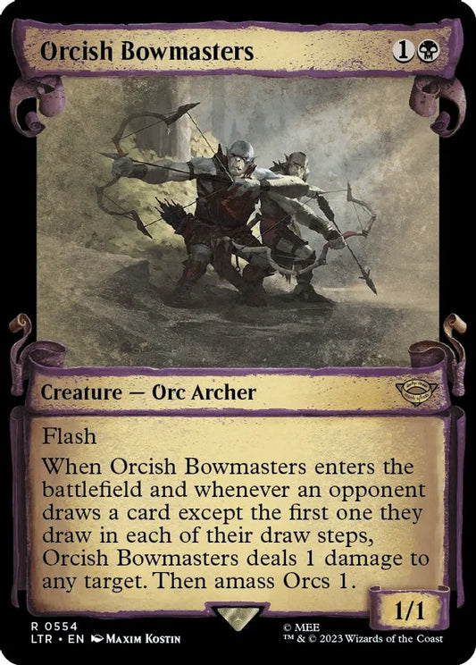 Orcish Bowmasters (Showcase Scrolls) - Universes Beyond: The Lord Of The Rings: Tales Of Middle-Earth (Ltr)