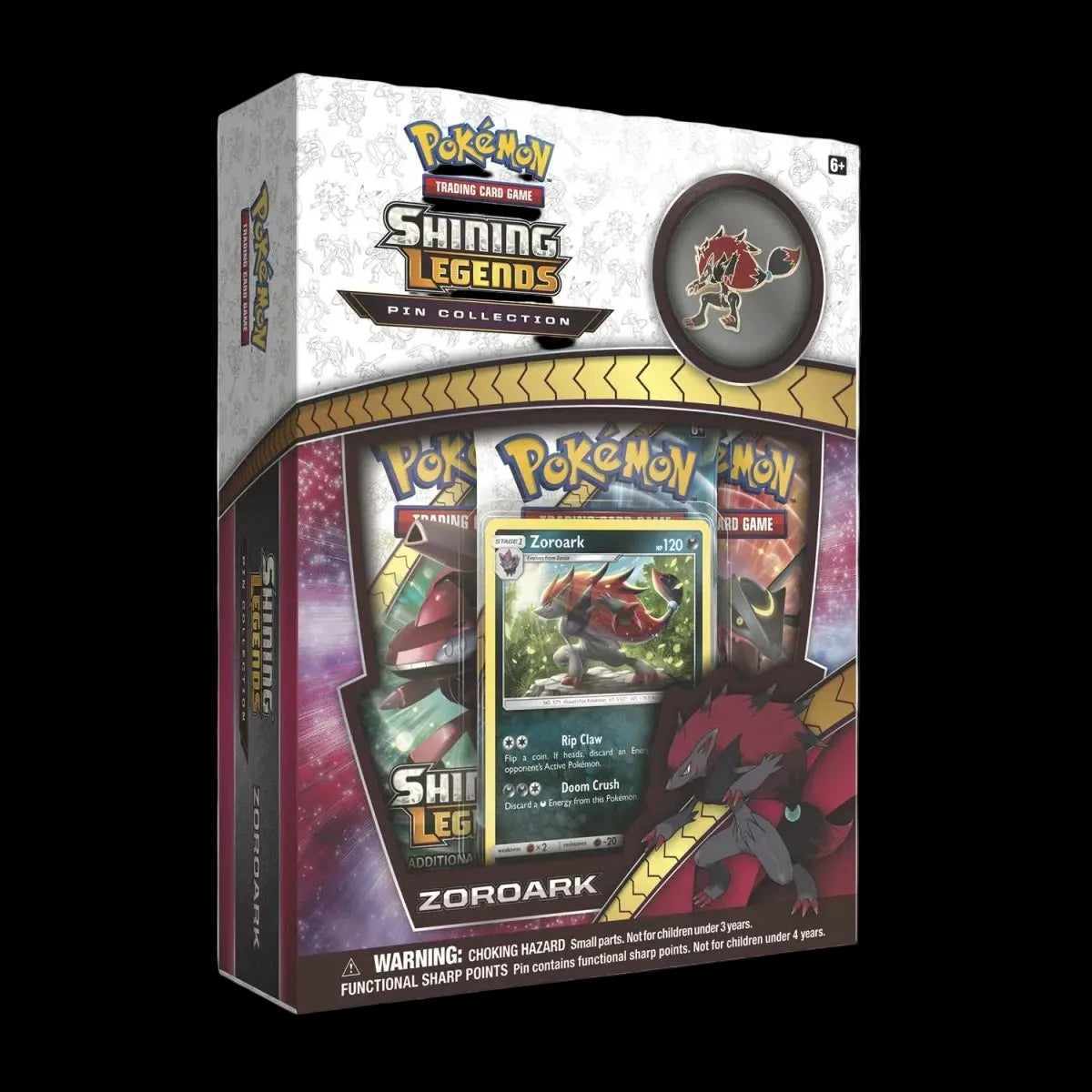 Shining Legends Zoroark Pin Collection Box