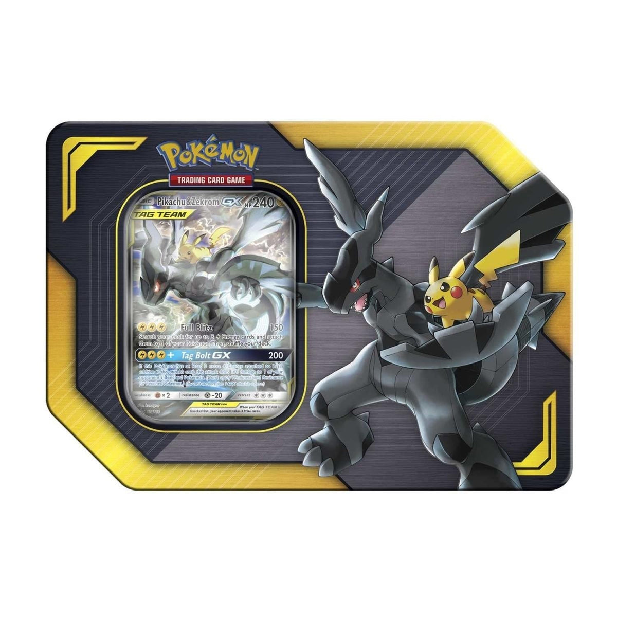 Pokemon: Tag Team Tin [Pikachu & Zekrom Gx]