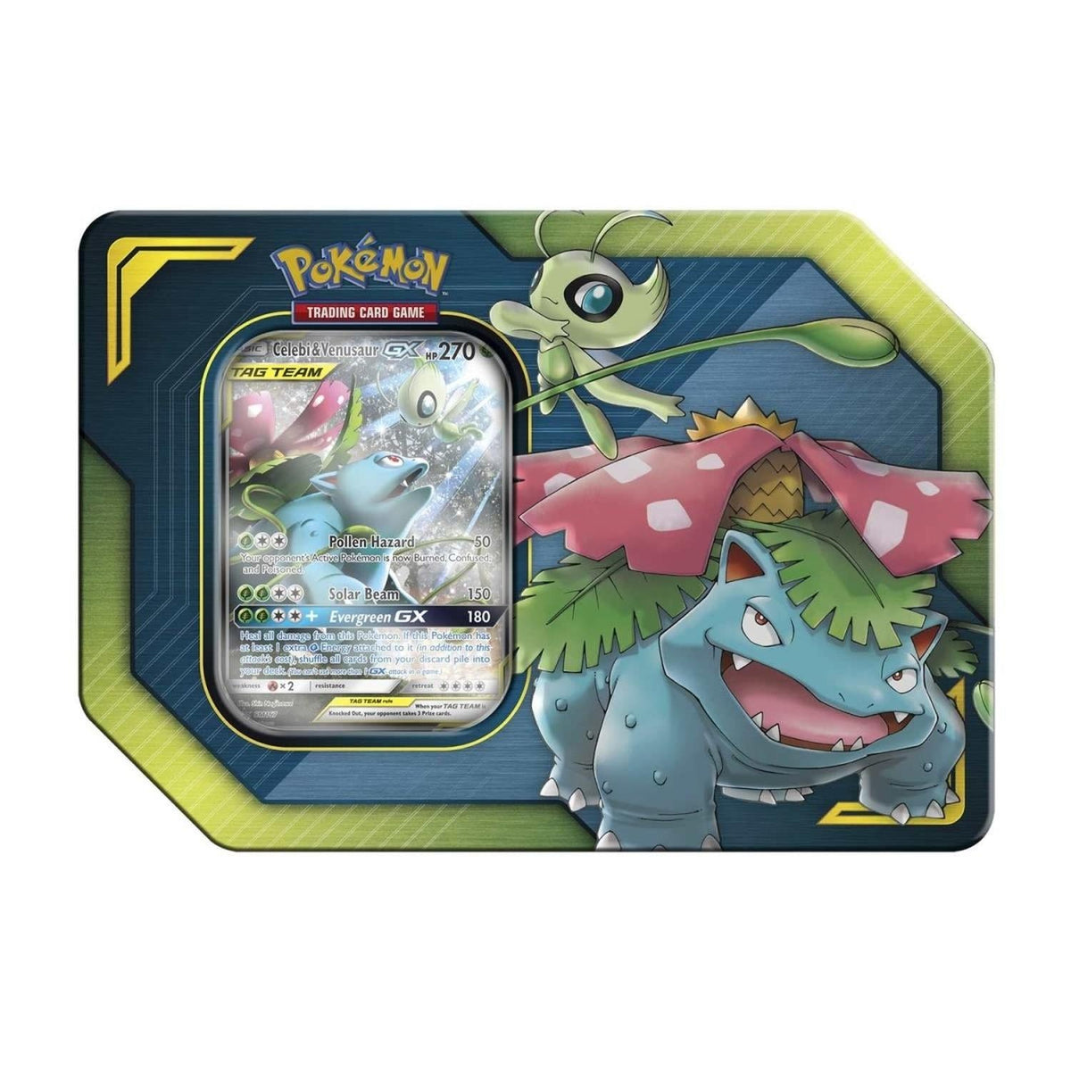 Pokemon: Tag Team Tin [Celebi & Venusaur Gx]