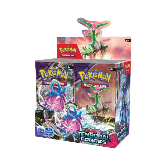 Pokemon Temporal Forces Booster Box Display