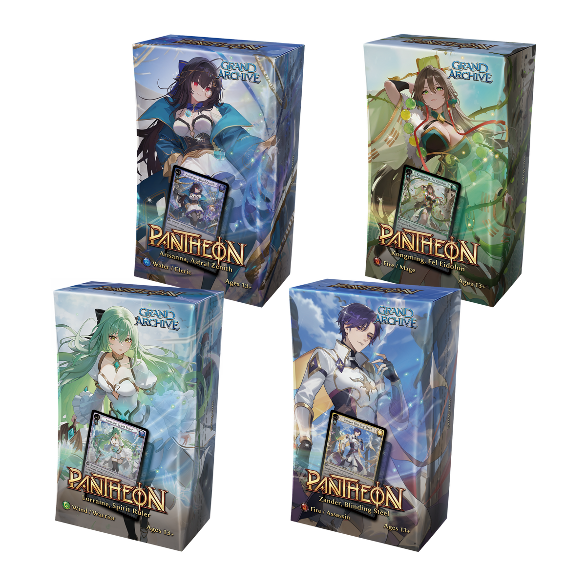 Grand Archive TCG - Radiant Origins - Pantheon Deck - Bundle