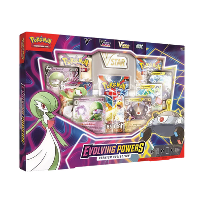 Pokemon TCG - Evolving Powers Collection Box & Mega Evolution Etb (Lucario) - Bundle
