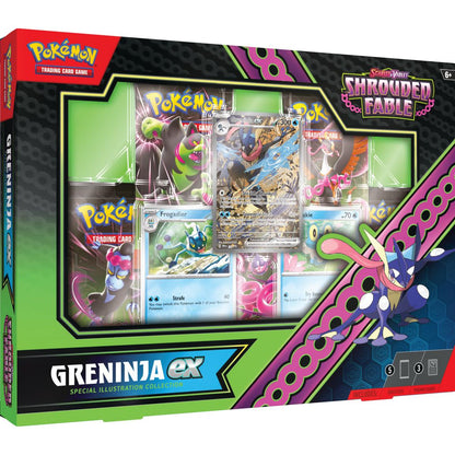 Pokemon Scarlet & Violet Shrouded Fable Kingdra/Greninja Ex Special Illustration Collection 6 Box Case