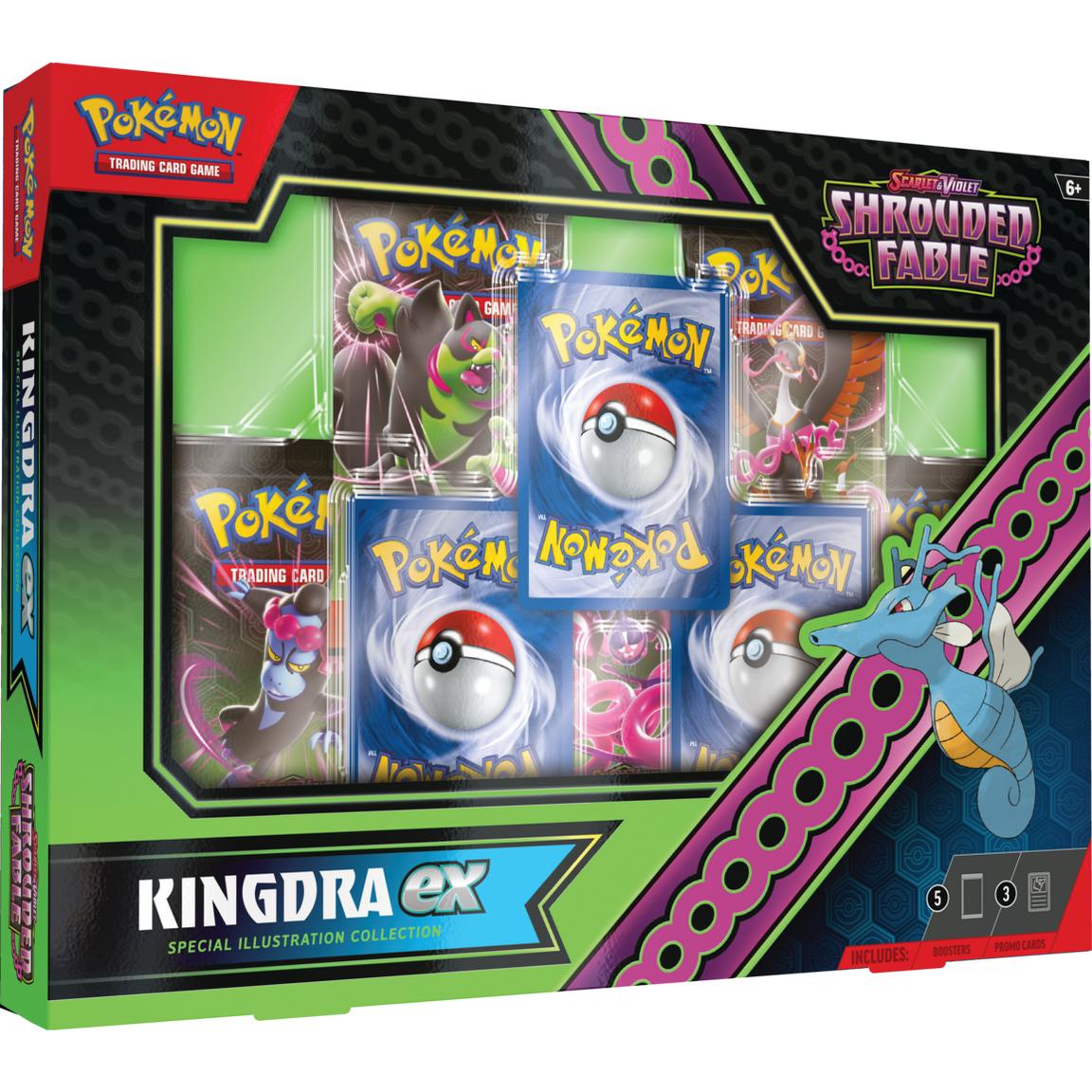 Pokemon Scarlet & Violet Shrouded Fable Kingdra/Greninja Ex Special Illustration Collection 6 Box Case