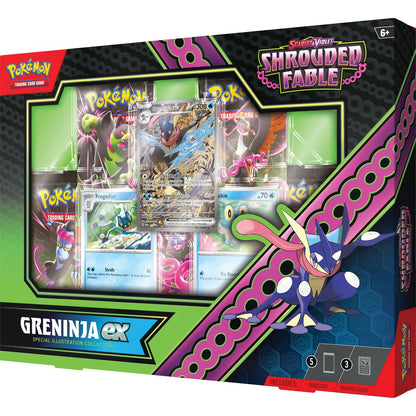 Pokemon Scarlet & Violet Shrouded Fable Kingdra/Greninja Ex Special Illustration Collection 6 Box Case