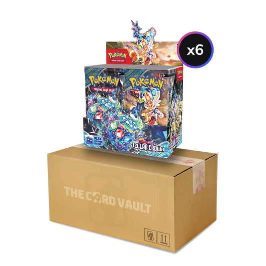 Pokemon TCG - Scarlet & Violet - Stellar Crown - Display Case (6X Booster Boxes)