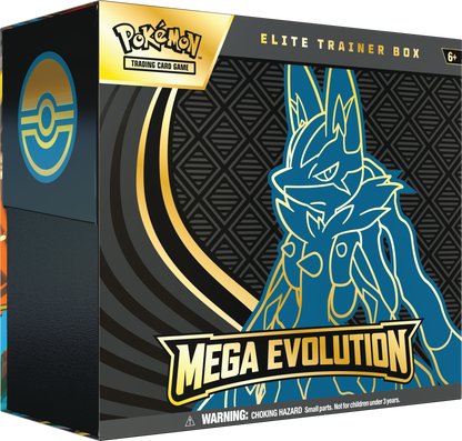 Pokemon TCG - Evolving Powers Collection Box & Mega Evolution Etb (Lucario) - Bundle