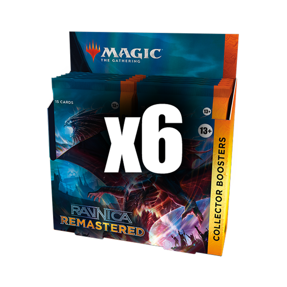 Magic The Gathering: Ravnica Remastered: Collector Booster Case - 6 Boxes