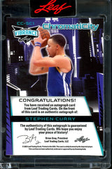 2023 Leaf Vibrance Stephen Curry ChromatiCity Auto 1/1 Warriors