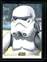 2026 Topps Galaxy Storm Trooper Gold Foil Sketch Card - Matthew Maldonado