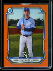 2026 Bowman Chrome Aider Suarez 1st Orange Refractor /25 Royals