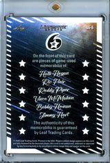 2026 Leaf Ultimate Sports Hogan / Flair / Piper / McMahon / Heenan / Hart 6-Patch Relics /6