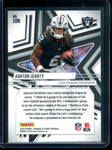 2025 Panini Rookies and Stars Ashton Jeanty Green Rookie RC Autograph /5 Raiders