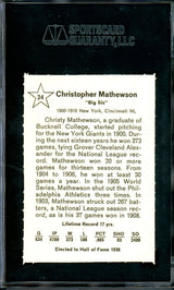1961 Golden Press Christy Mathewson #24 SGC 10