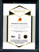 2025/26 Topps Definitive Khaman Maluach Red Rookie Patch /5 Suns