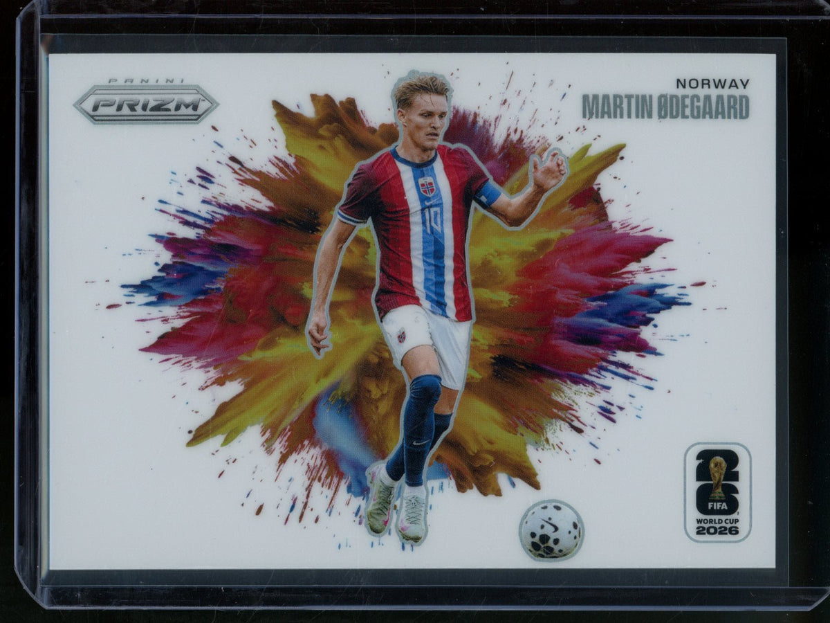 2026/27 Panini Prizm Martin Odergaard Colorblast Case Hit SSP #13 Norway
