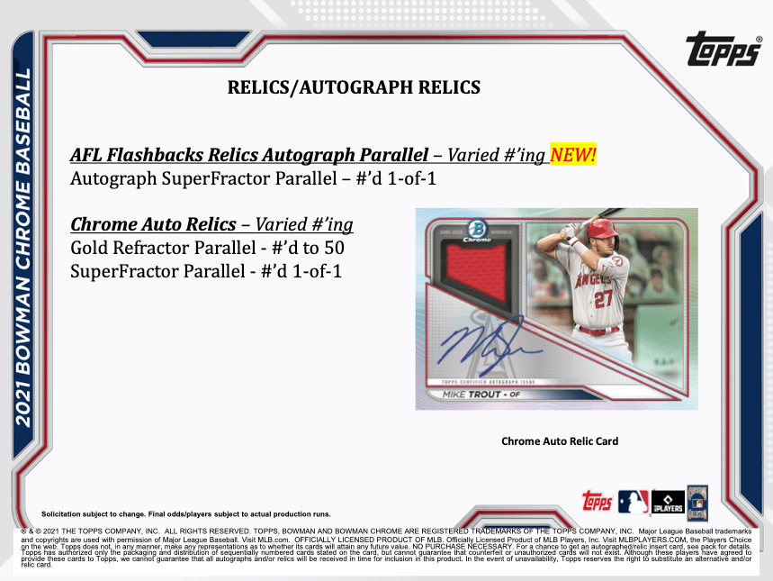 2021 Bowman Chrome Baseball Hta Choice Hobby Box
