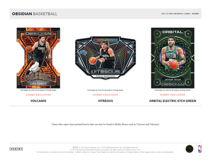 2022-23 Panini Obsidian Basketball Hobby Box