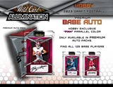 2023 Wild Card Alumination Draft Football Hobby 12 Box Case