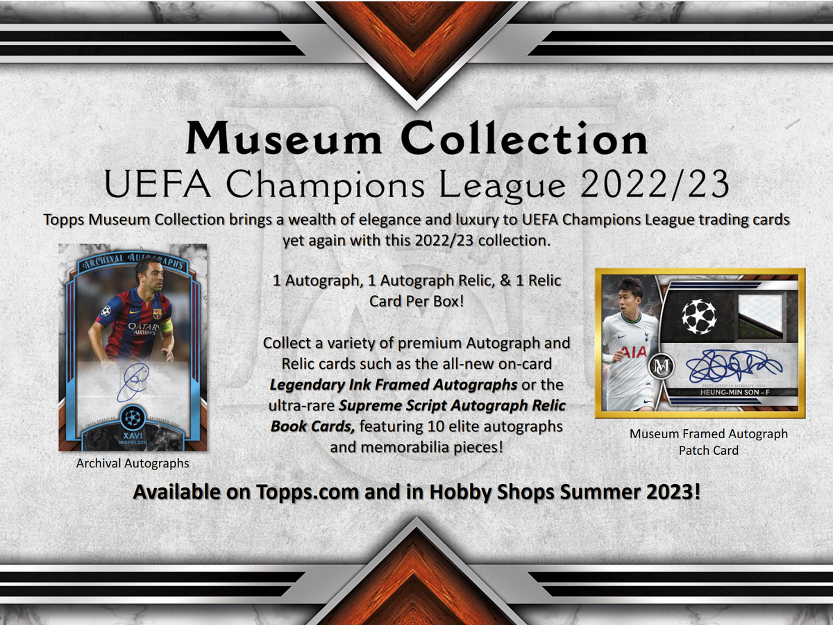 2022-23 Topps Uefa Champions League Museum Collection Soccer Box