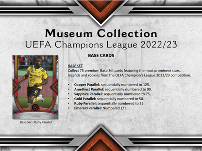 2022-23 Topps Uefa Champions League Museum Collection Soccer Box