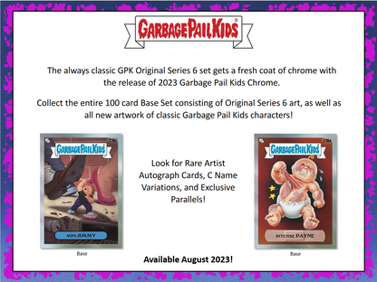 2023 Topps Garbage Pail Kids Chrome Hobby 12 Box Case