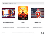 2023 Panini Plates & Patches Football Hobby 12 Box Case