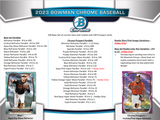2023 Bowman Chrome Baseball Hobby 12 Box Case