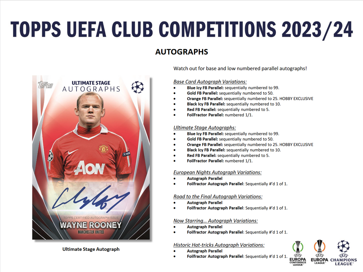 2023-24 Topps Uefa Club Competitions Soccer Hobby Box