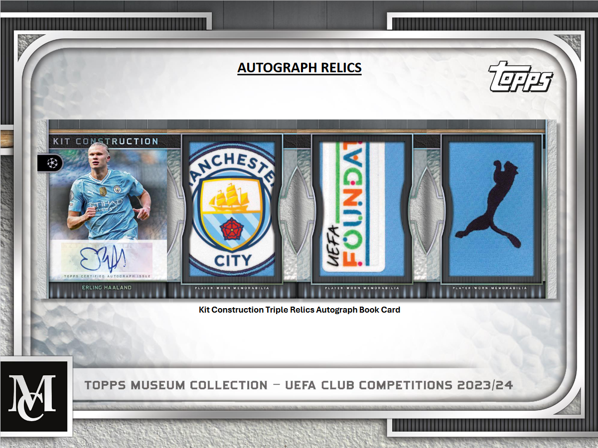 2023-24 Topps Uefa Club Competitions Museum Collection Soccer Hobby Box