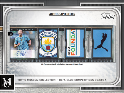 2023-24 Topps Uefa Club Competitions Museum Collection Soccer Hobby Box