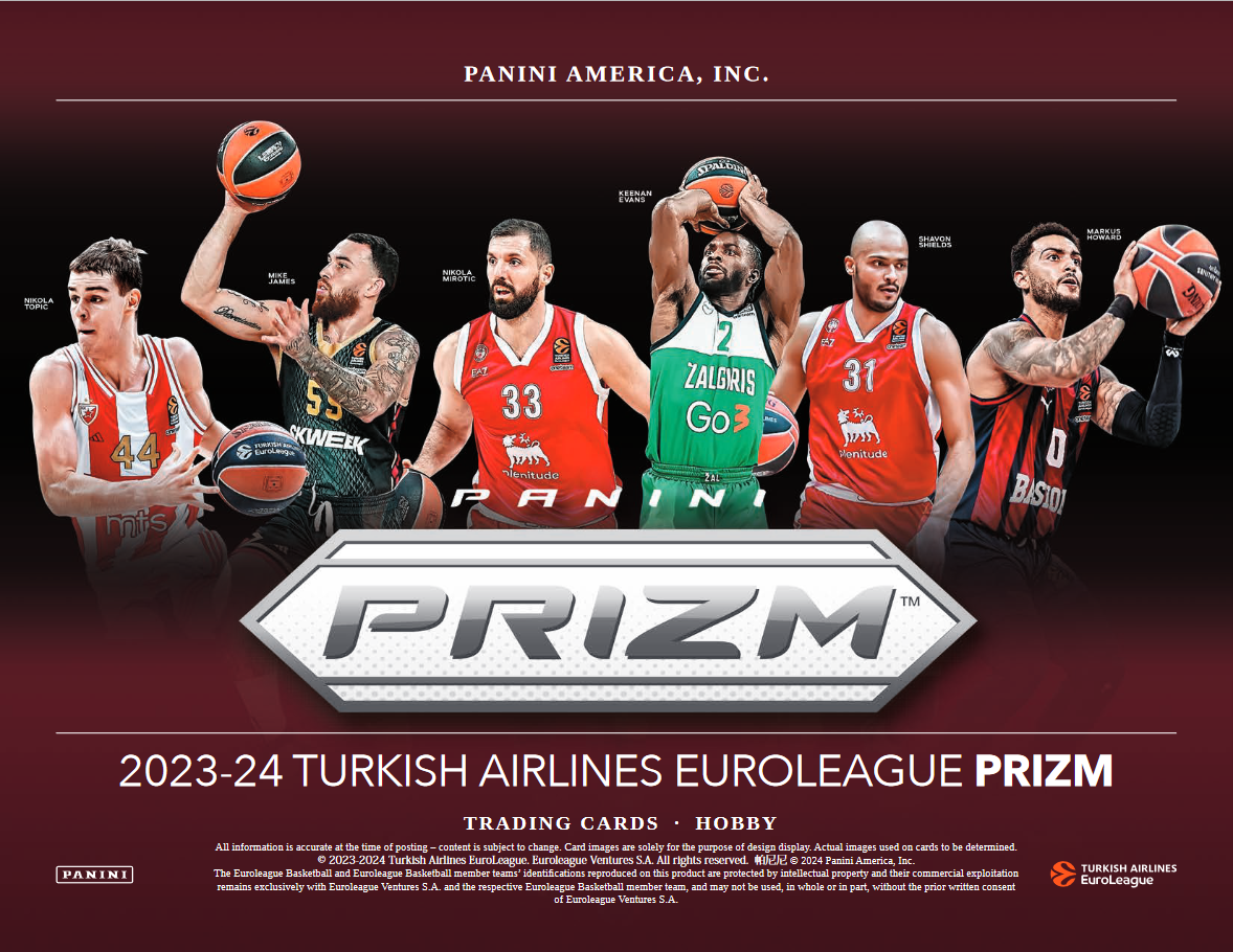 2023-24 Panini Prizm Euro League Basketball Hobby Box