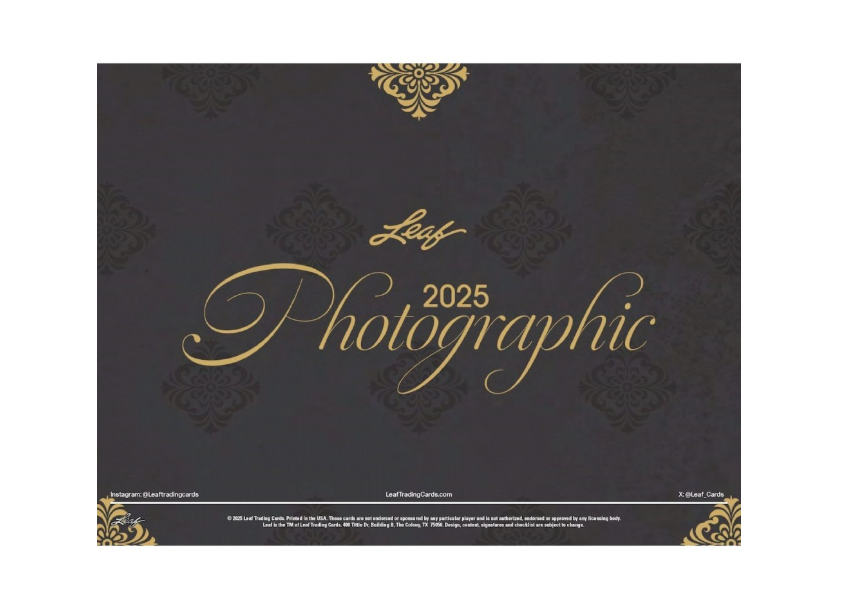 2025 Leaf Photographic Box