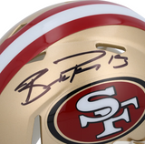 Brock Purdy San Francisco 49ers Autographed Fanatics Authentic Riddell Speed Mini Helmet