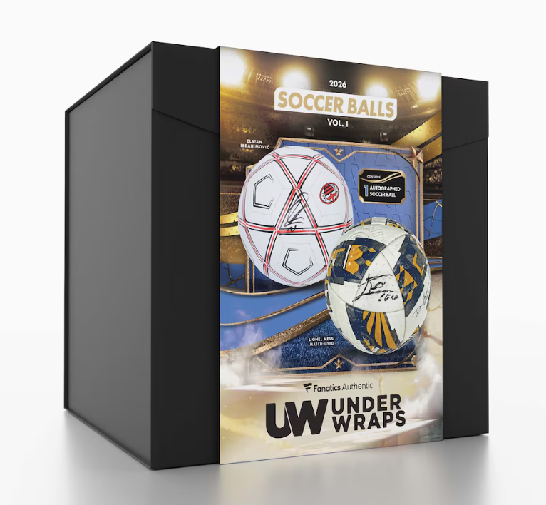 2026 Under Wraps Autographed Soccer Balls - Single Mystery Box