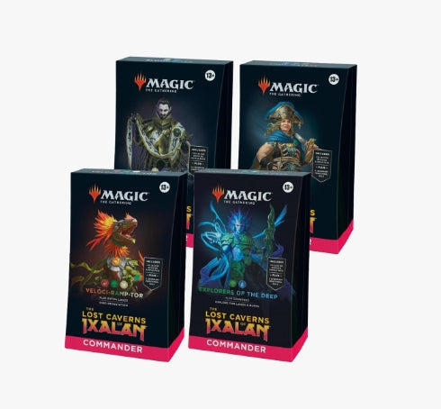 Magic The Gathering Lost Caverns Of Ixalan Commander Deck Display