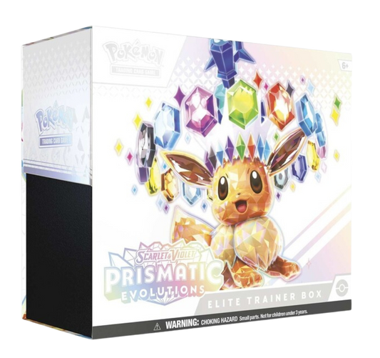 2025 Pokemon Prismatic Evolutions Elite Trainer Box Sv