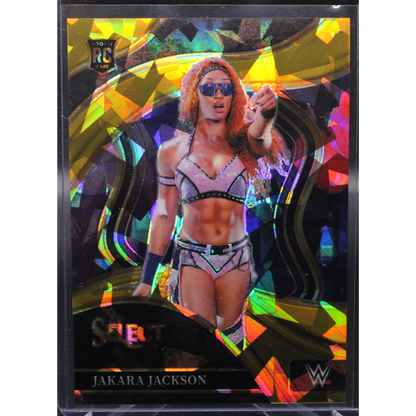 2024 Panini Select Wwe - Jakara Jackson 236 - Gold Ice /10