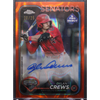 2024 Pro Debut Chrome - Dylan Crews PDC-128 - Orange Wave Auto /25