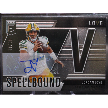 2024 Panini Donruss Elite - Jordan Love 29 - Spellbound V Auto /10