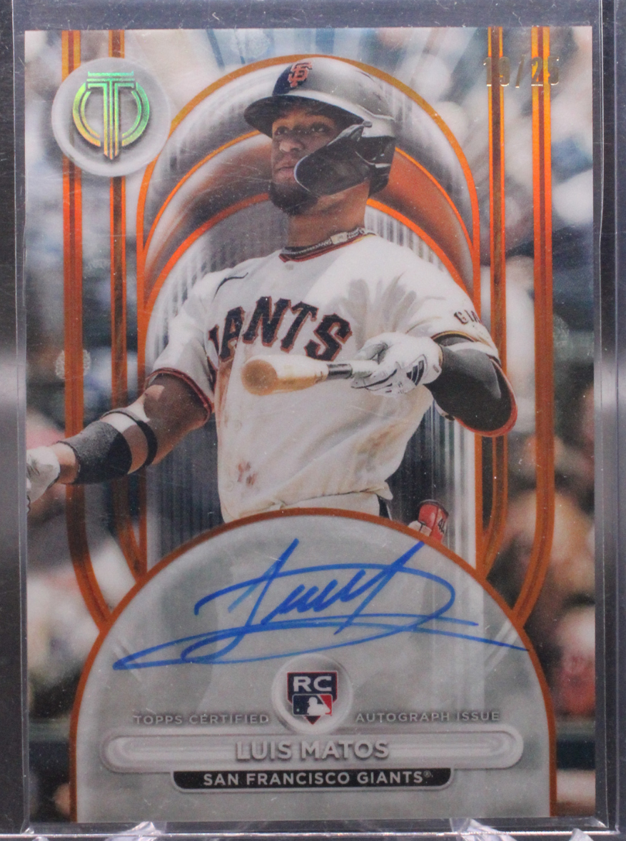 2024 Topps Tribute - Luis Matos Lia-Mat - Orange Auto /25