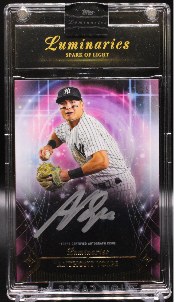 2024 Topps Luminaries Baseball - Anthony Volpe Sla-Av - Spark Of Light Auto /25