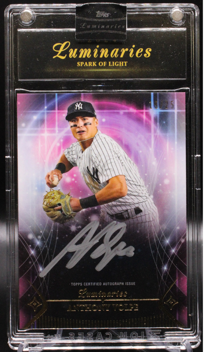 2024 Topps Luminaries Baseball - Anthony Volpe Sla-Av - Spark Of Light Auto /25