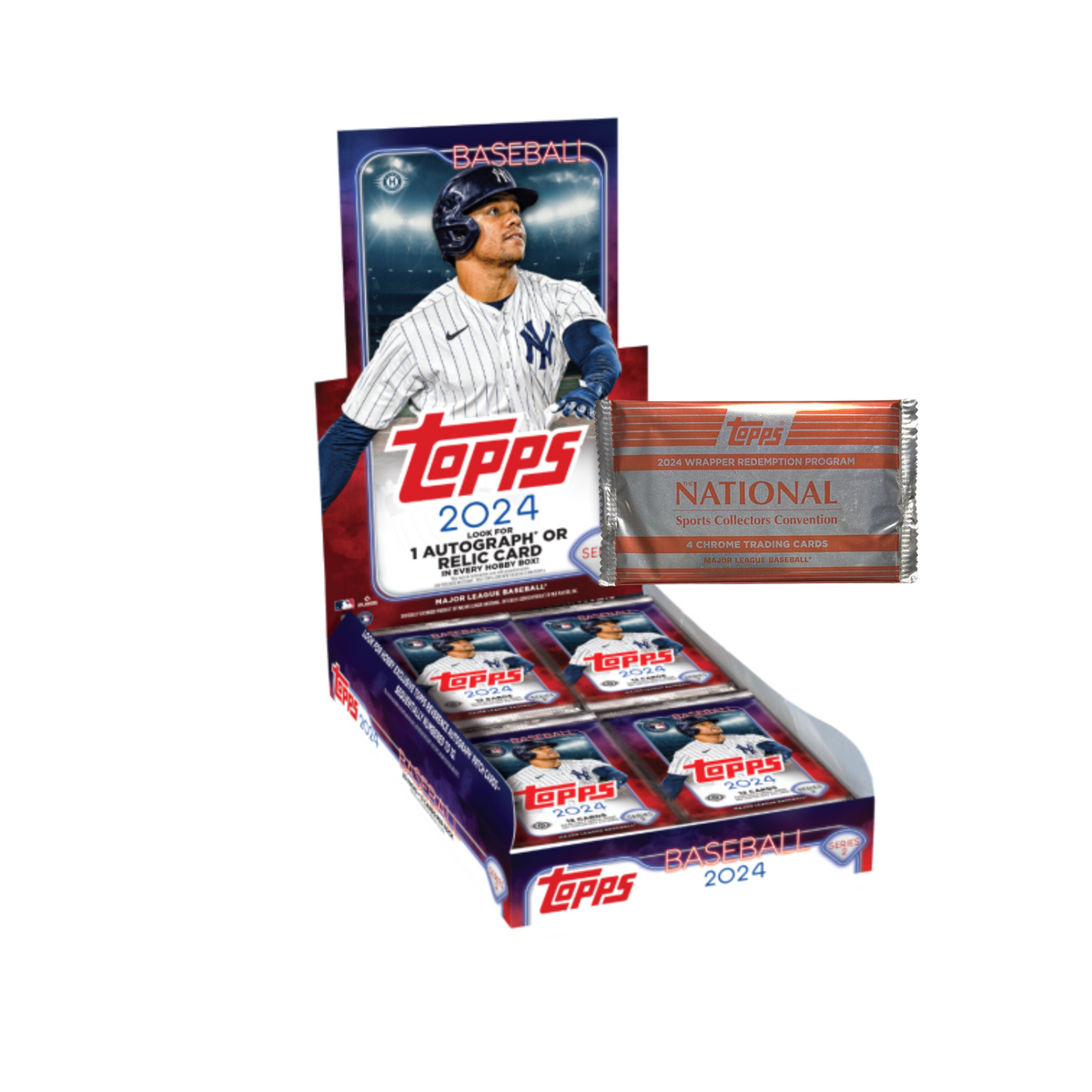 2024 Topps Series 2 Baseball Hobby Box W/ 2024 Nscc Exclusive Silver Pack