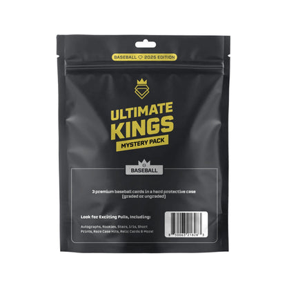 Ultimate Kings - MLB Baseball Mystery Pack (3) Premium Cards Value $250-$2500+