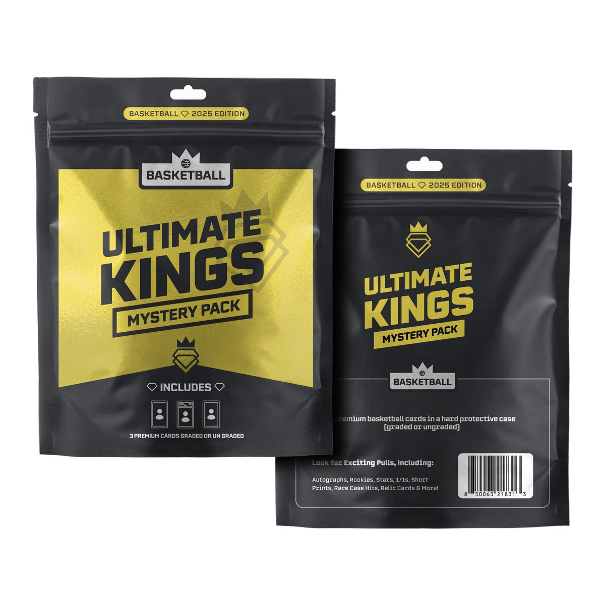 Ultimate Kings - NBA Basketball Mystery Pack (3) Premium Cards Value $250-$2500+